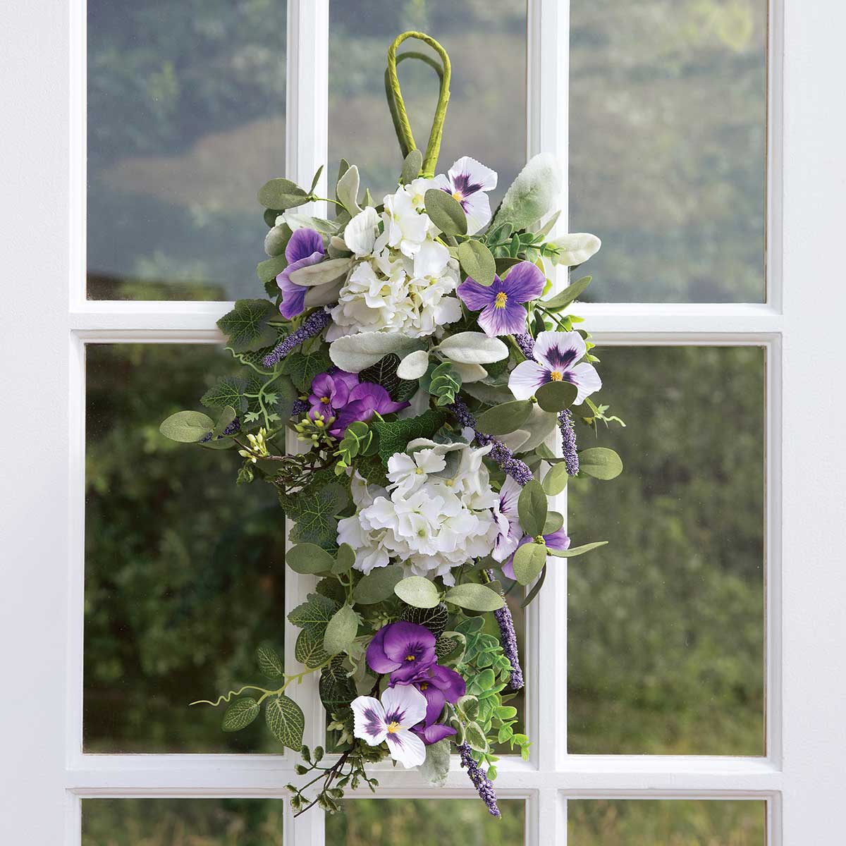 BOUGH HYDRANGEA PANSY BLOSSOM